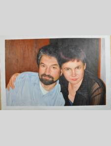 Couple Portrait Painting
